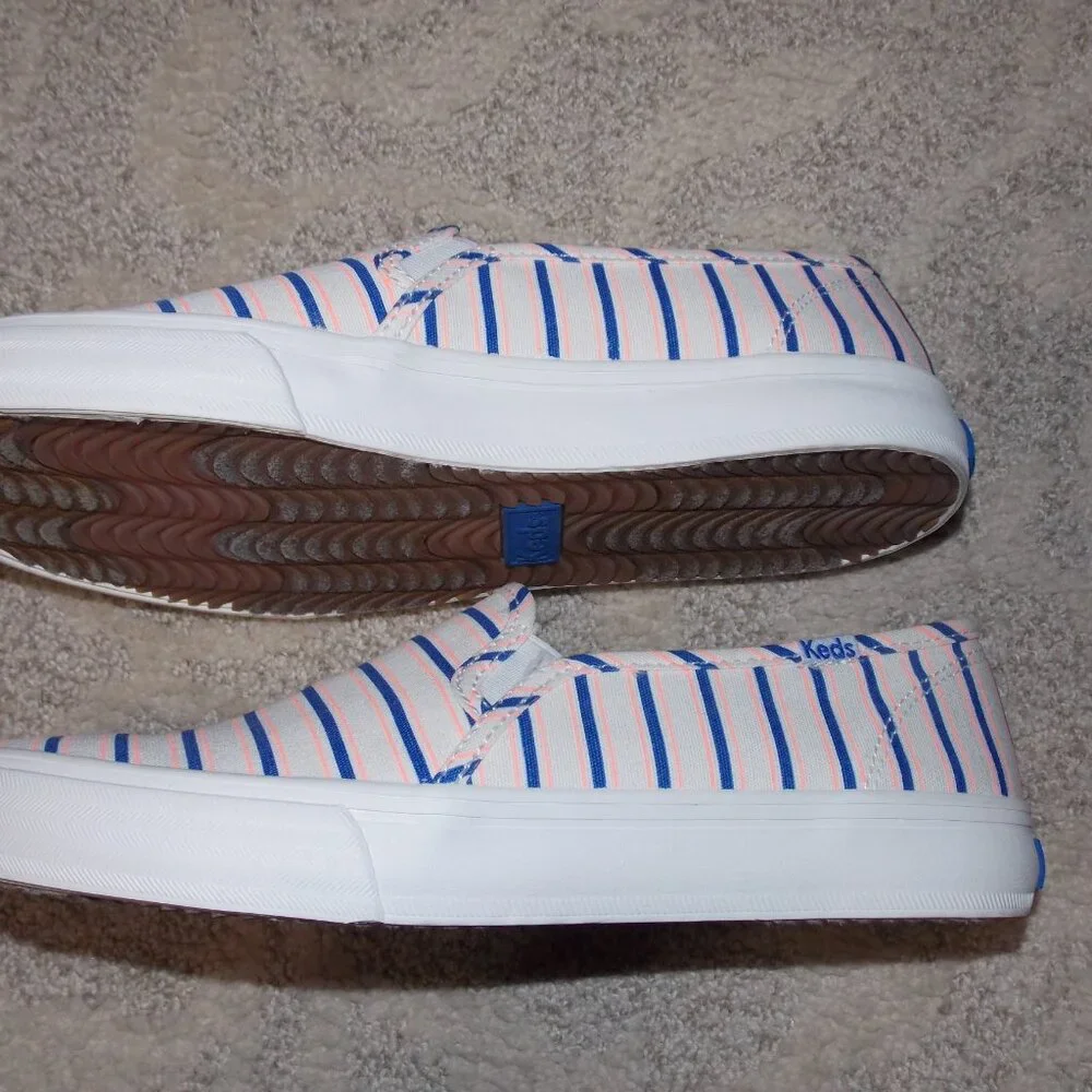 Keds Double Decker Canvas Stripe Slip On Size-6.5 - Picture 5 of 8